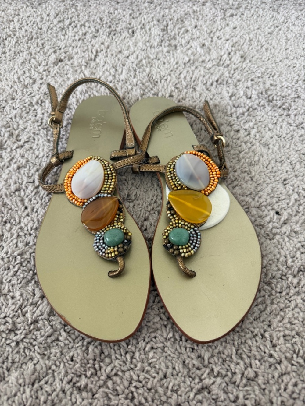 Bo'em Plage Jeweled sandals